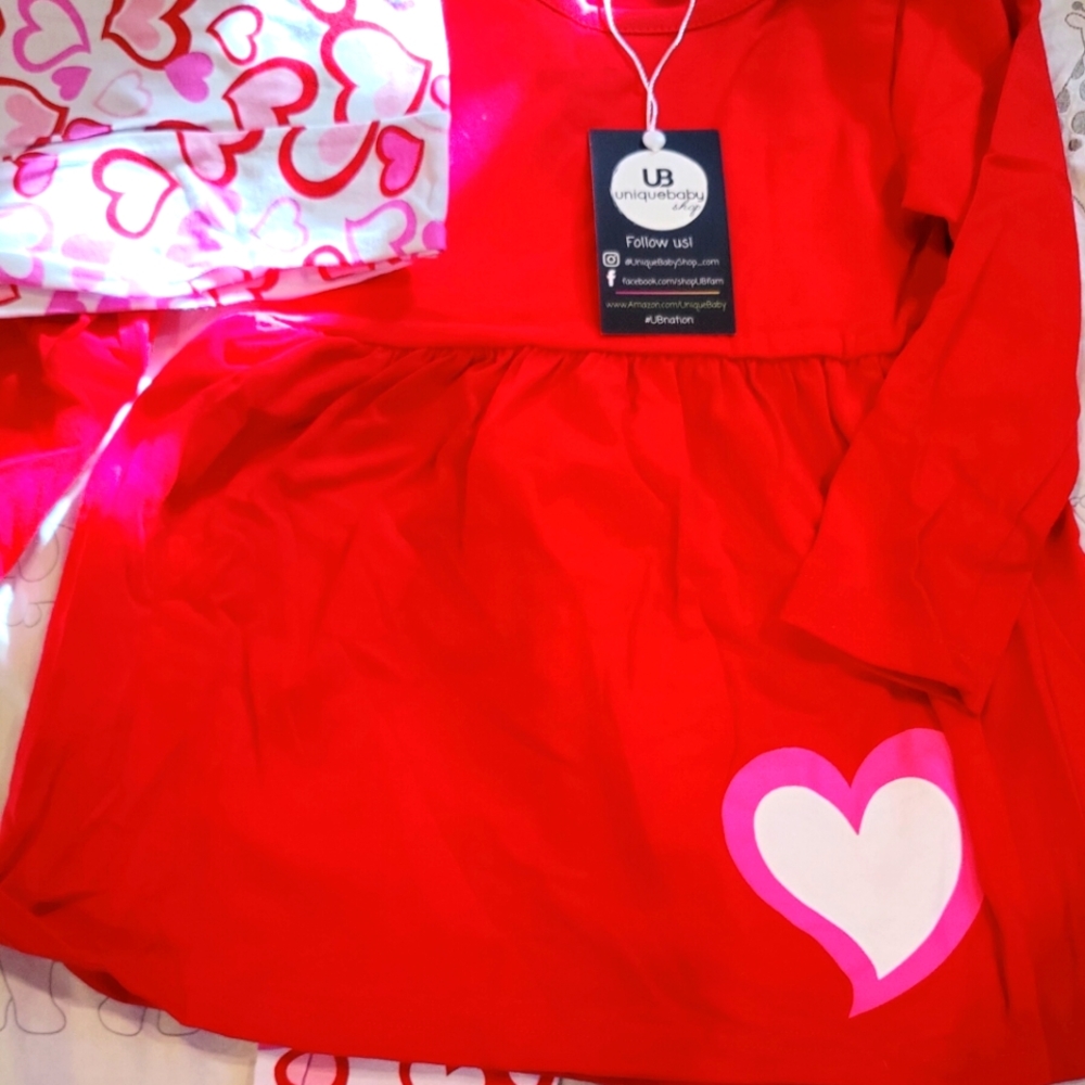 Unique Baby; Outfit/Set Girls Size XS , includes top, leggings, and scarf